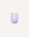 Confetti Bohemia Glass Tumbler, Lilac 