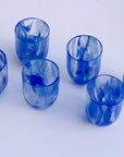 Confetti Glass Tumbler, Midnight Blue