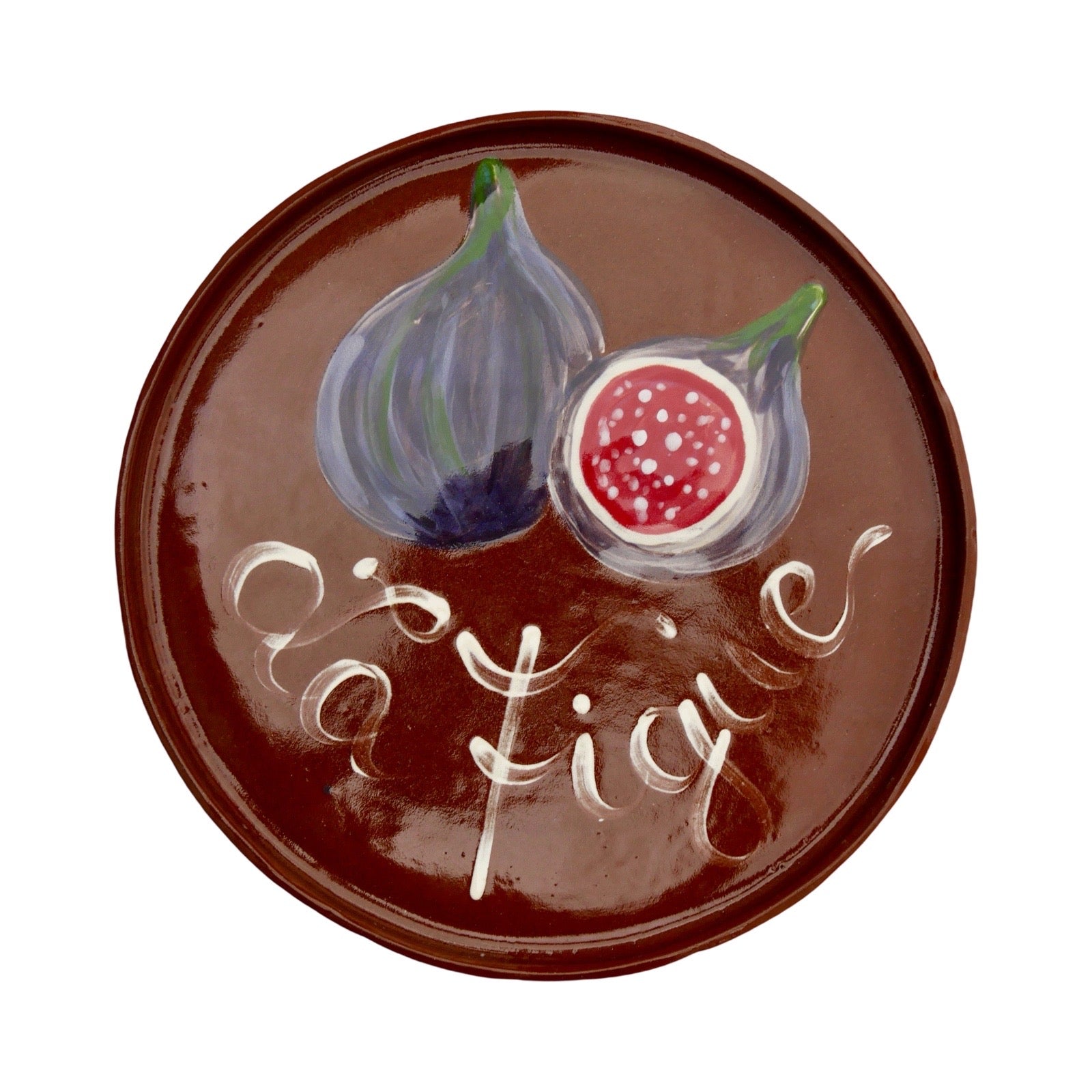 Fig Ceramic Handmade Plate