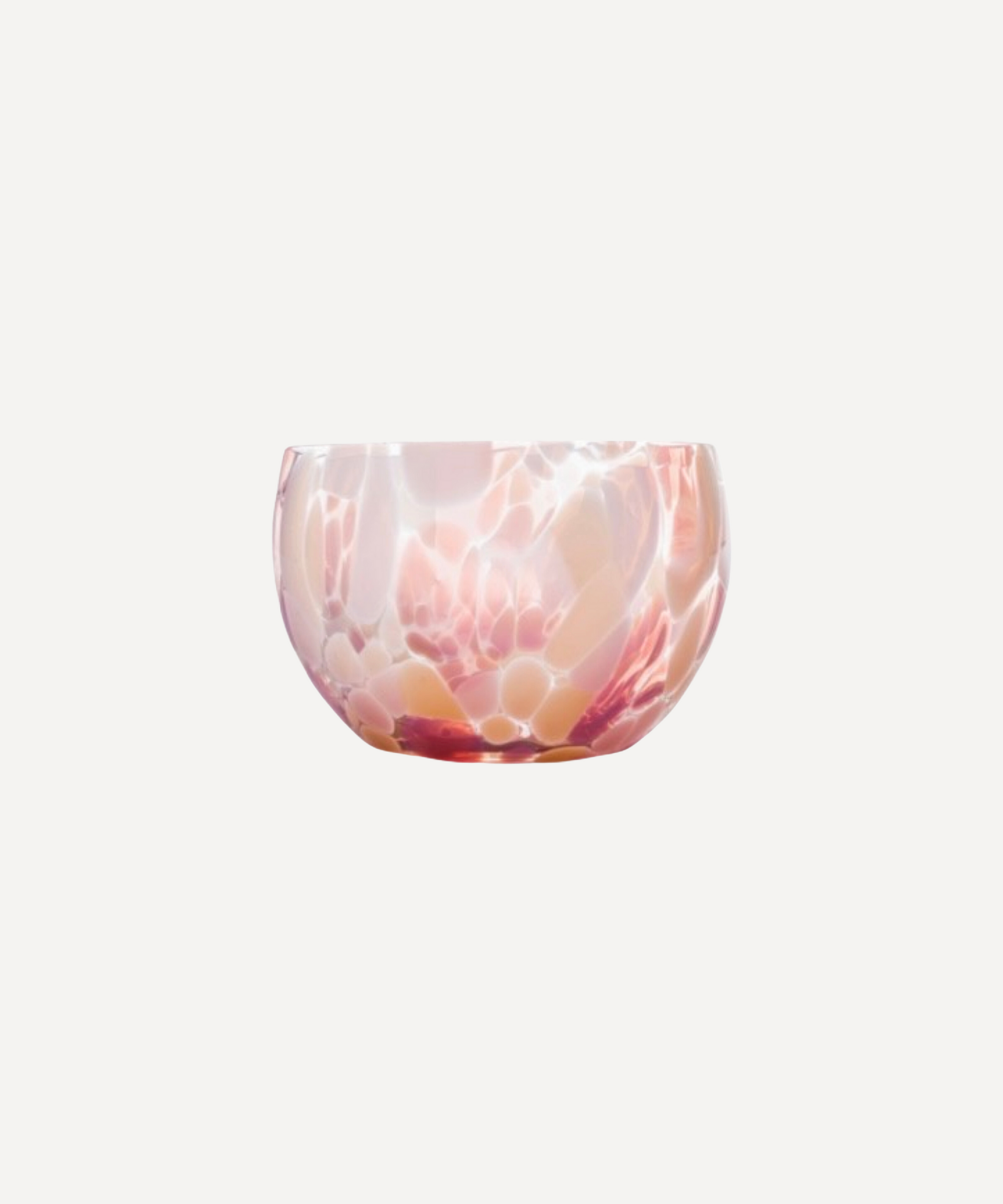 Glass Confetti Bowl, Pink