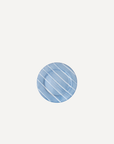 Hand-Painted Blueberry Stripe Desert Plate - Set of four