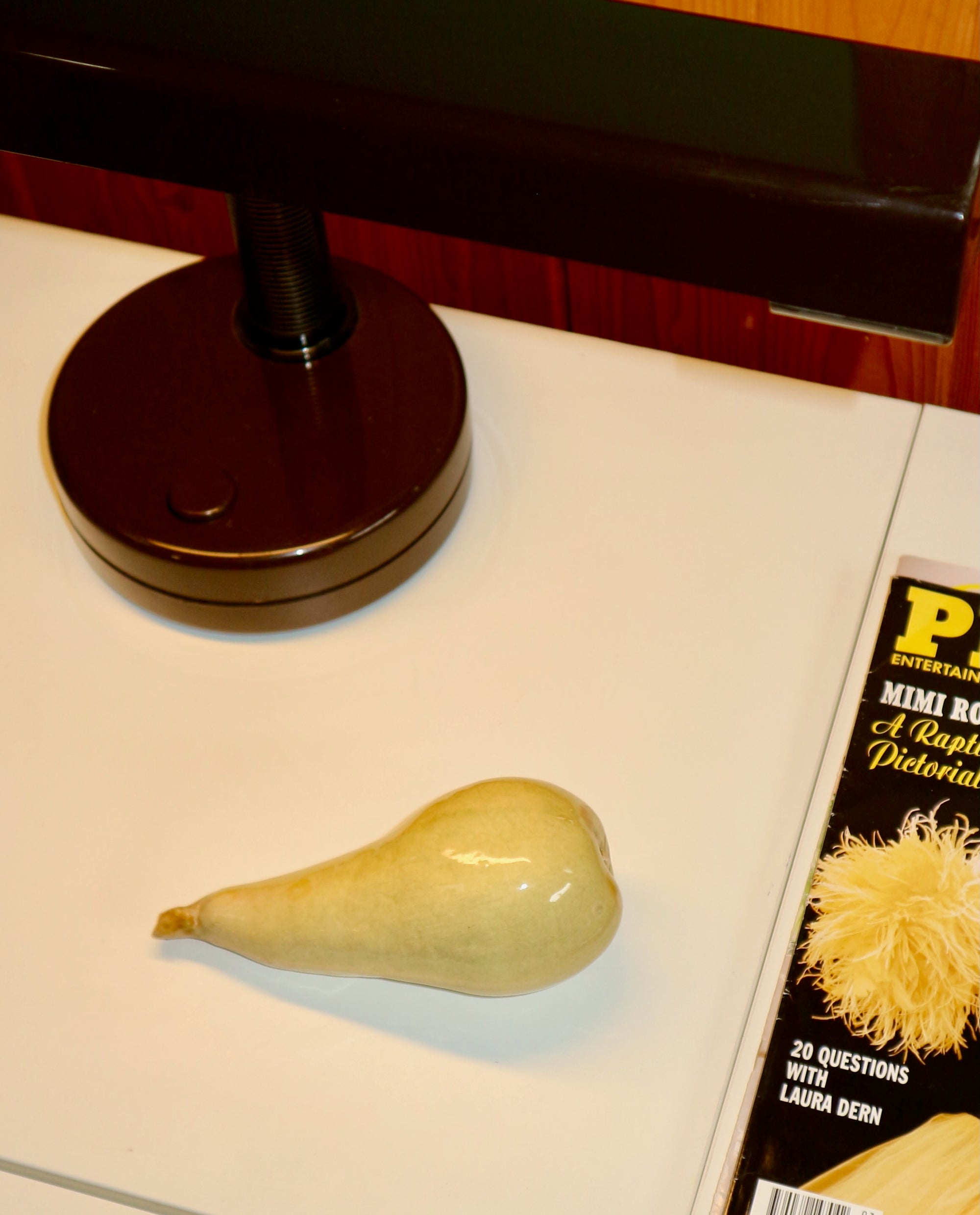 Marla Primrose Handmade Ceramic Glazed Pear – Green