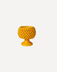 Handmade Ceramic Pine Cone Planter Vase - Yellow