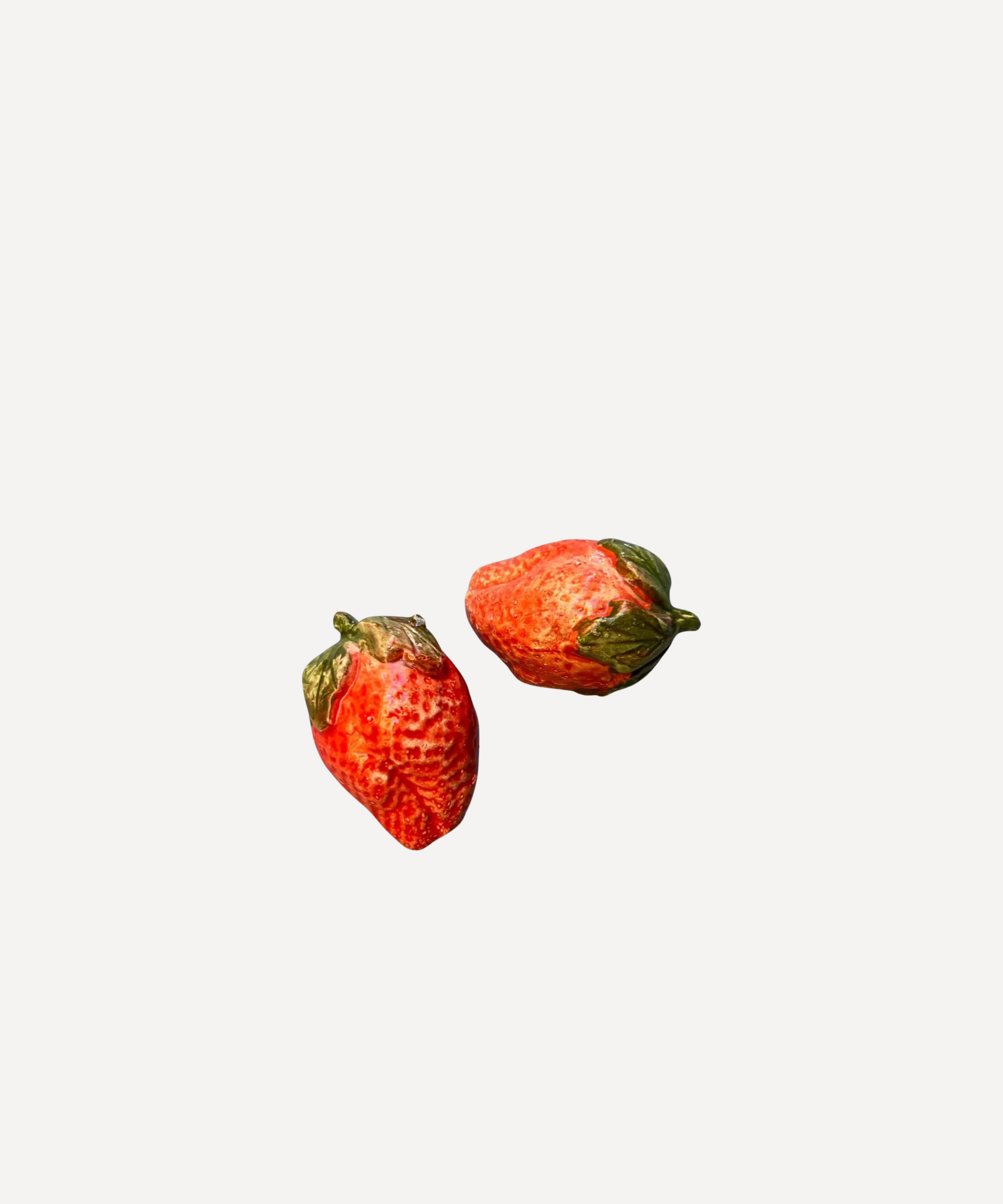 Handmade Ceramic Strawberry, Individual