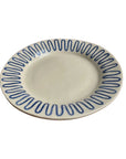 Wiggle Handmade Plate, Blue