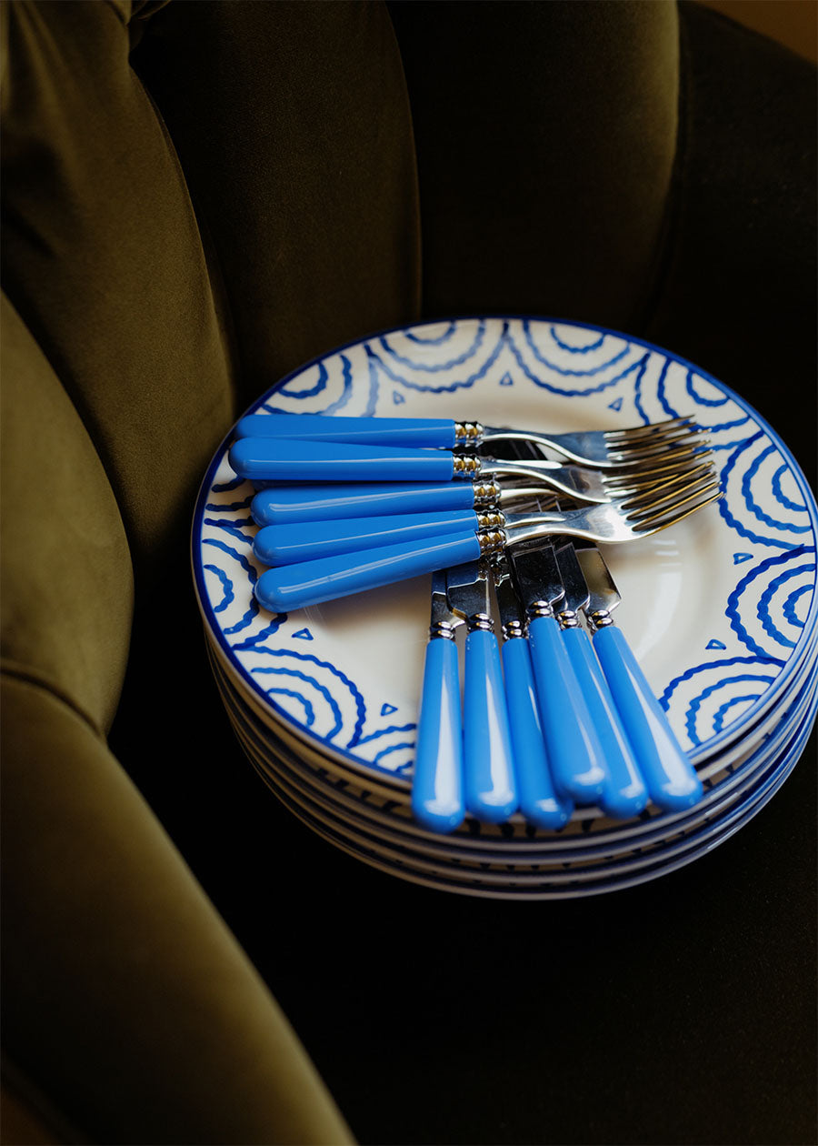Sky Blue Knife and Fork Set