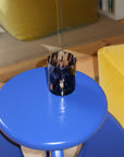 Marla Primrose Brown Tortoiseshell Murano Glass Tumbler – Handblown Venetian Glassware