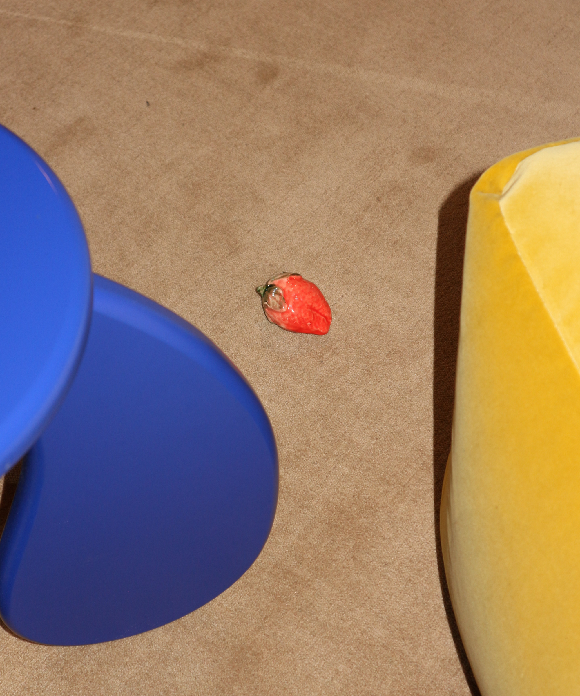 Marla Primrose Handmade Ceramic Glazed Strawberry – Red