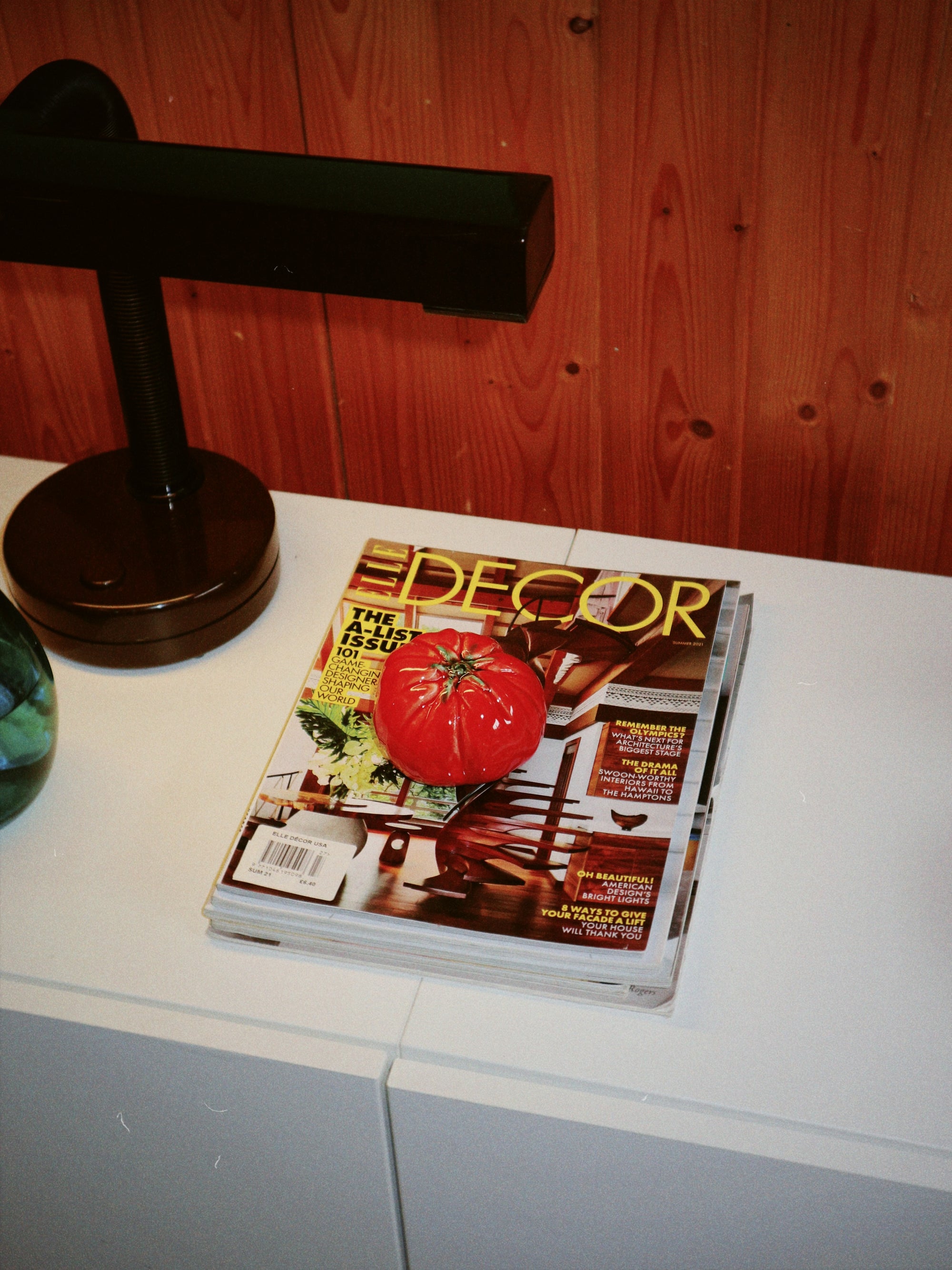 Marla Primrose Handmade Ceramic Glazed Tomato – Red