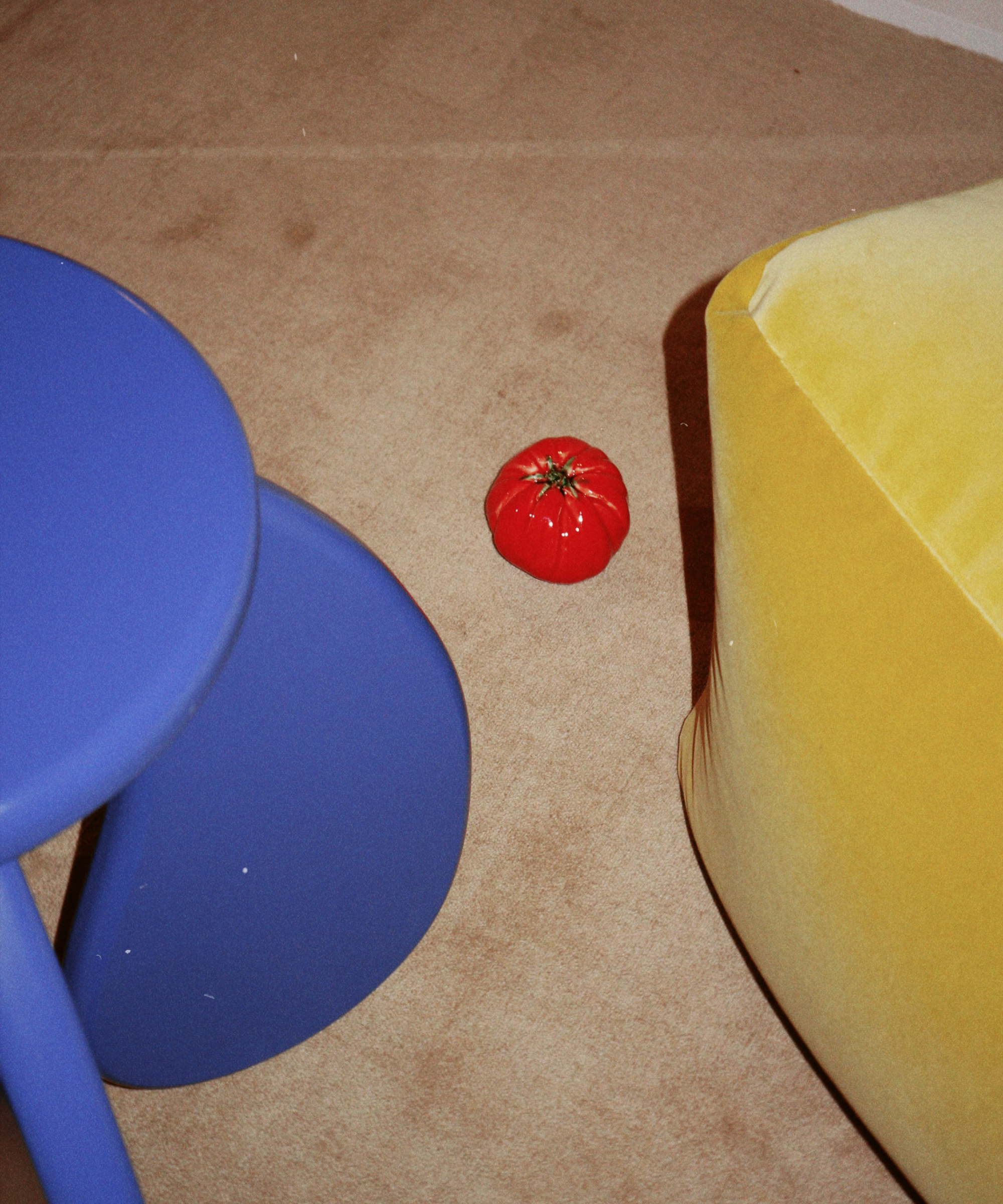 Marla Primrose Handmade Ceramic Glazed Tomato – Red