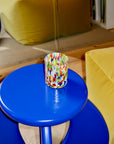 Marla Primrose Multicolour Murano Glass Tumbler – Handblown Venetian Glassware