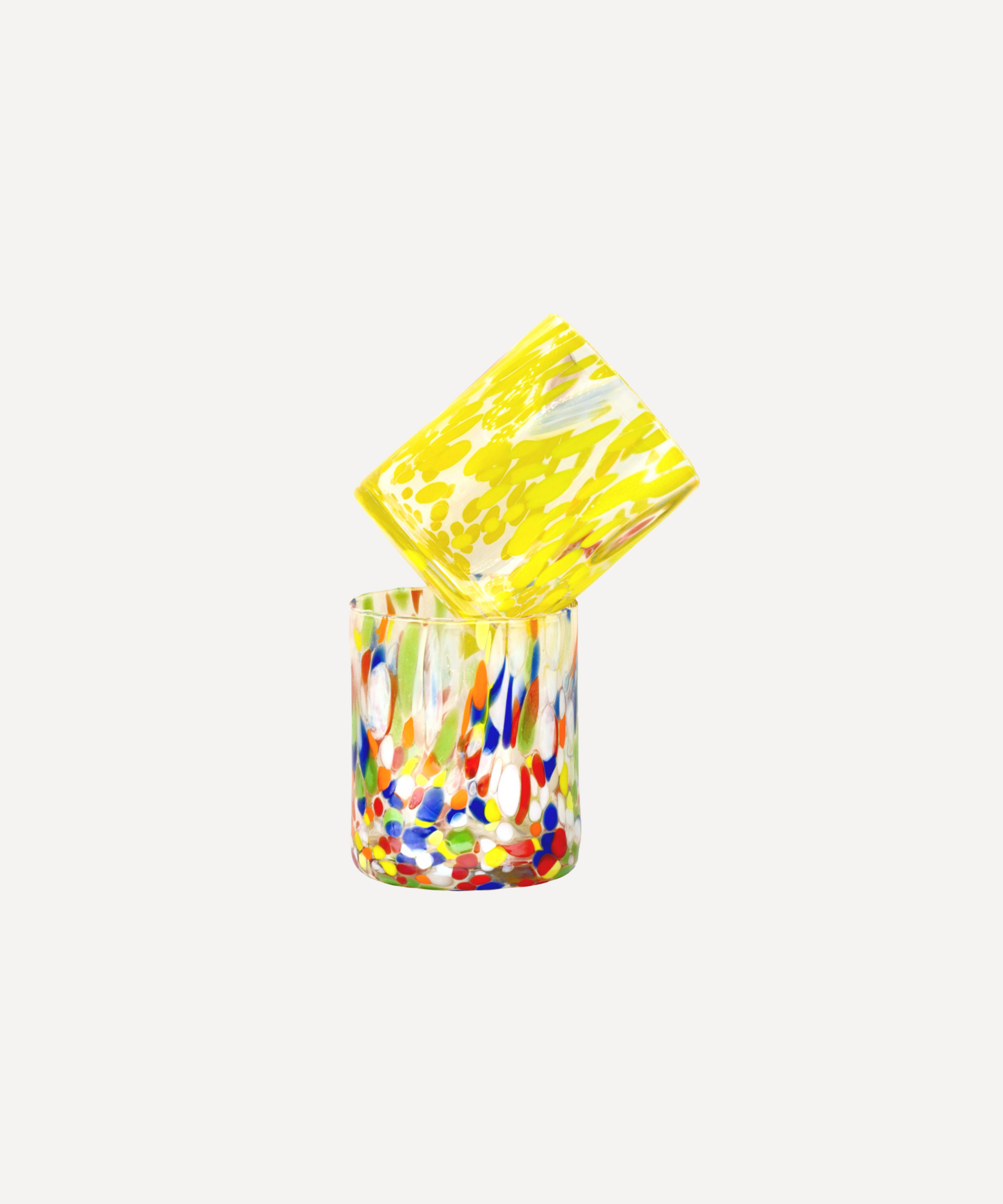 Murano Glass Tumbler, Multicolour