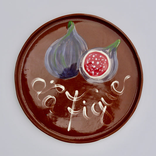 La Figue (Fig) Ceramic Plate