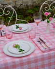 Pink Alpine Jacquard Cotton Napkin