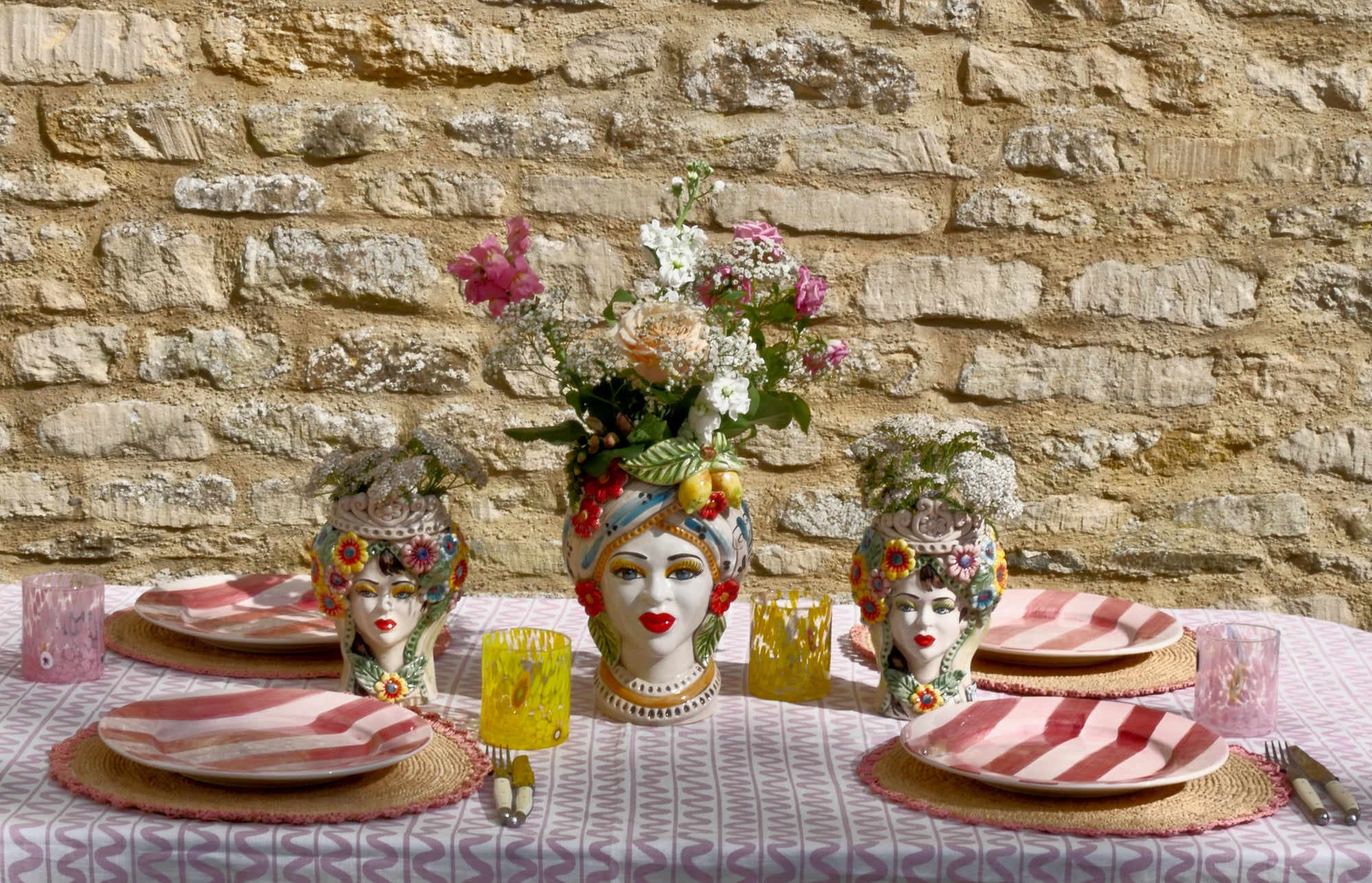 Preorder Large Sicilian Vase Head, Lemons