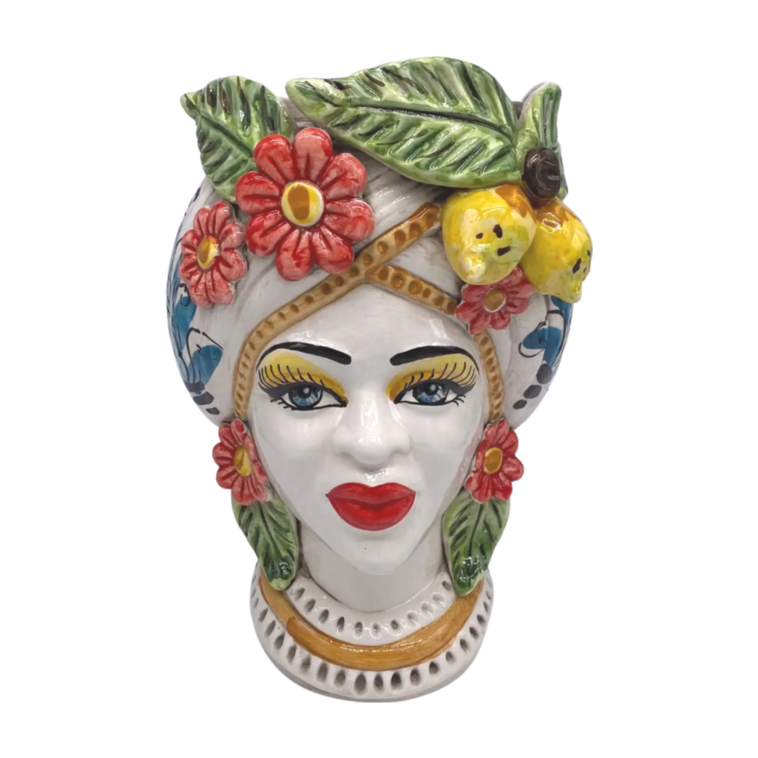 Preorder Large Sicilian Vase Head, Lemons