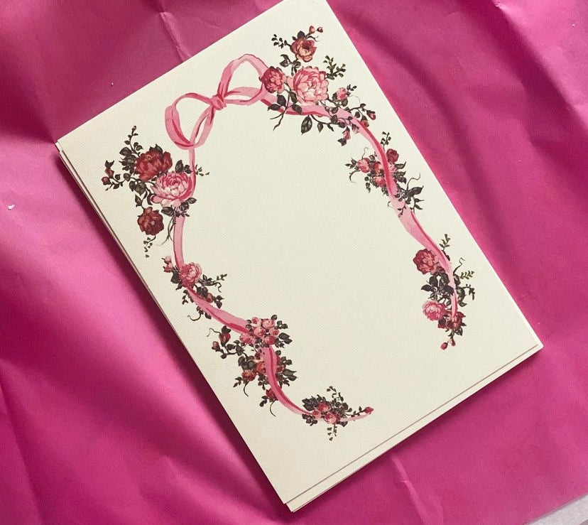 Rose Menu Cards and Namecards