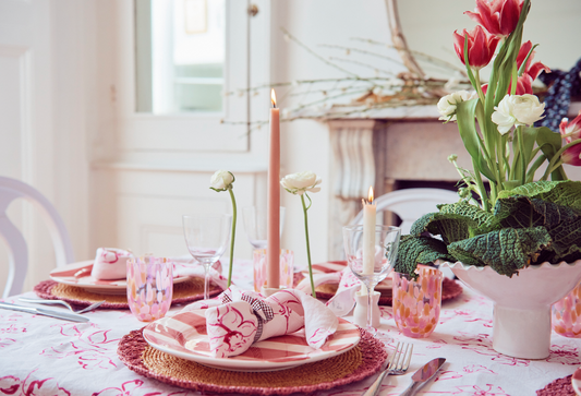 Wild Bloom, Pink Pure Linen Napkin ~ By Hope x Marla & Primrose