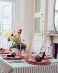 Green Stripe Tablecloth by Angela Mugnai