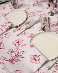 Wild Bloom, Cherry Pure Linen Napkin