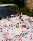 Wild Bloom, Cherry Pure Linen Napkin