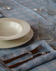 Blue Alpine Jacquard Cotton Napkin