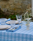 Blue Alpine Jacquard Cotton Napkin