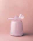 Marla Primrose Medium Handmade Glass Ruffle Bud Vase – Lilac Purple