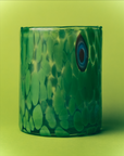 Marla Primrose Green Murano Glass Tumbler – Handblown Venetian Glassware