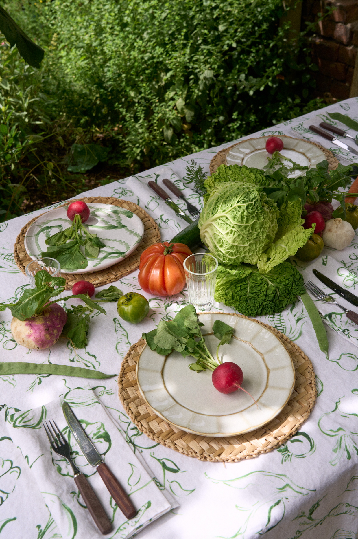 Veg Patch Linen Tablecloth – By Hope Home x Marla Primrose