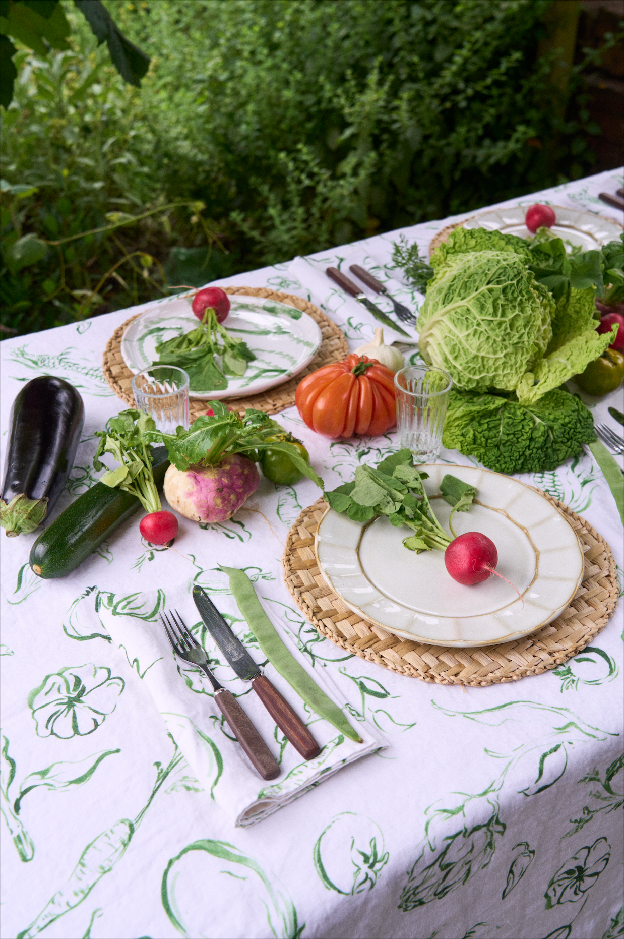 Veg Patch Linen Napkin – By Hope Home x Marla Primrose