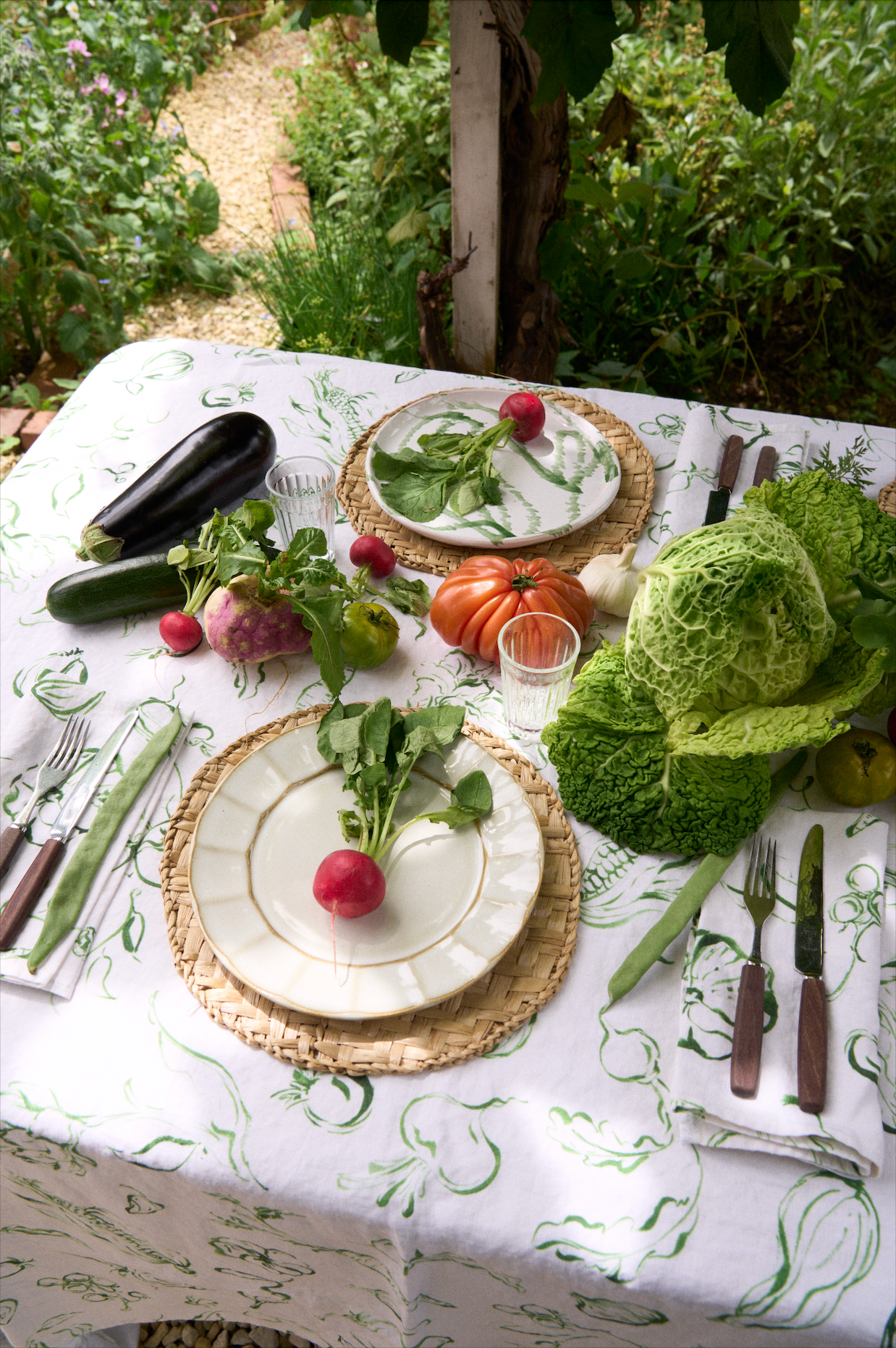 Veg Patch Linen Napkin – By Hope Home x Marla Primrose