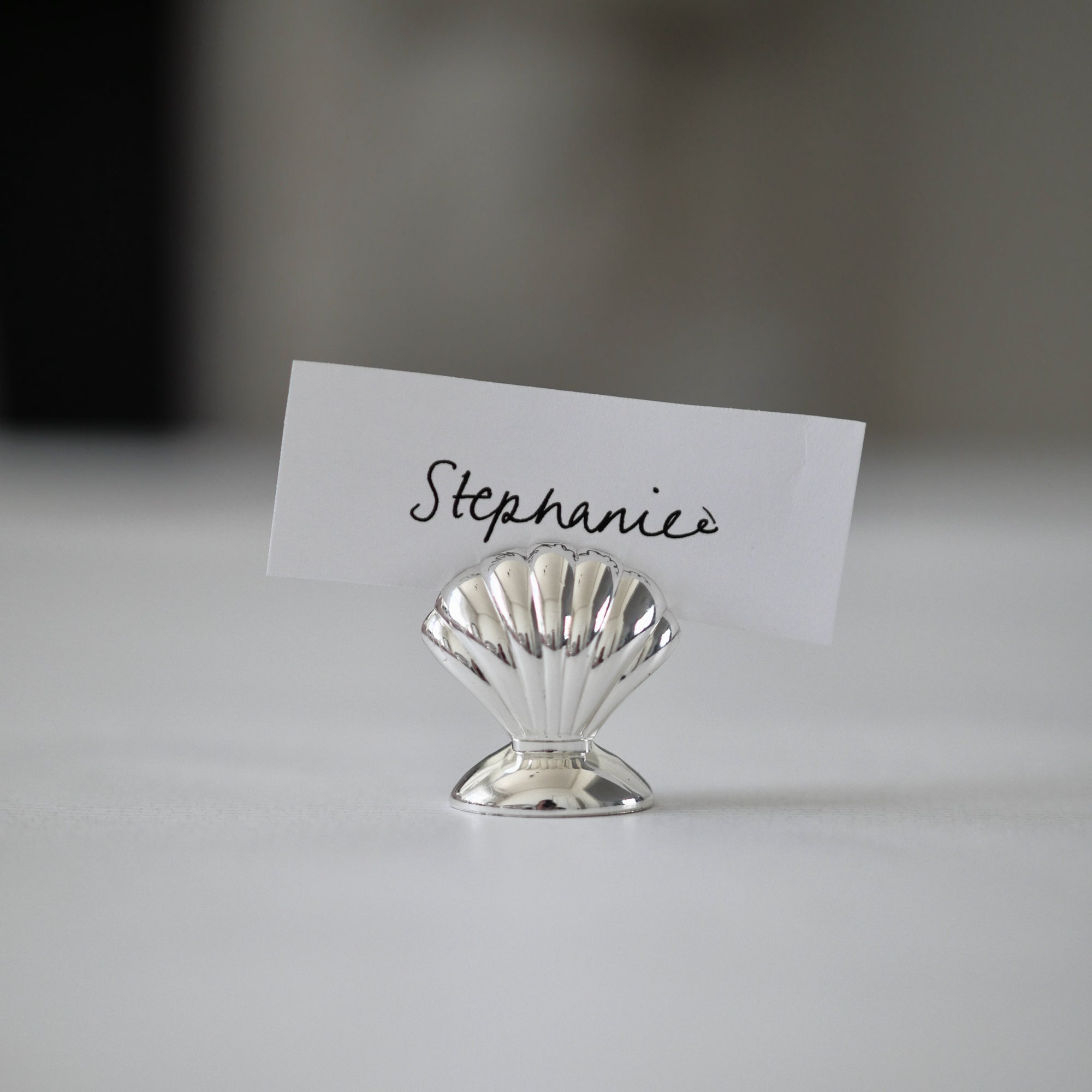 Shell Place Card Name Card Holder