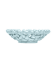 Sky Blue Basketweave Bowl