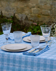 Blue Alpine Jacquard Cotton Napkin