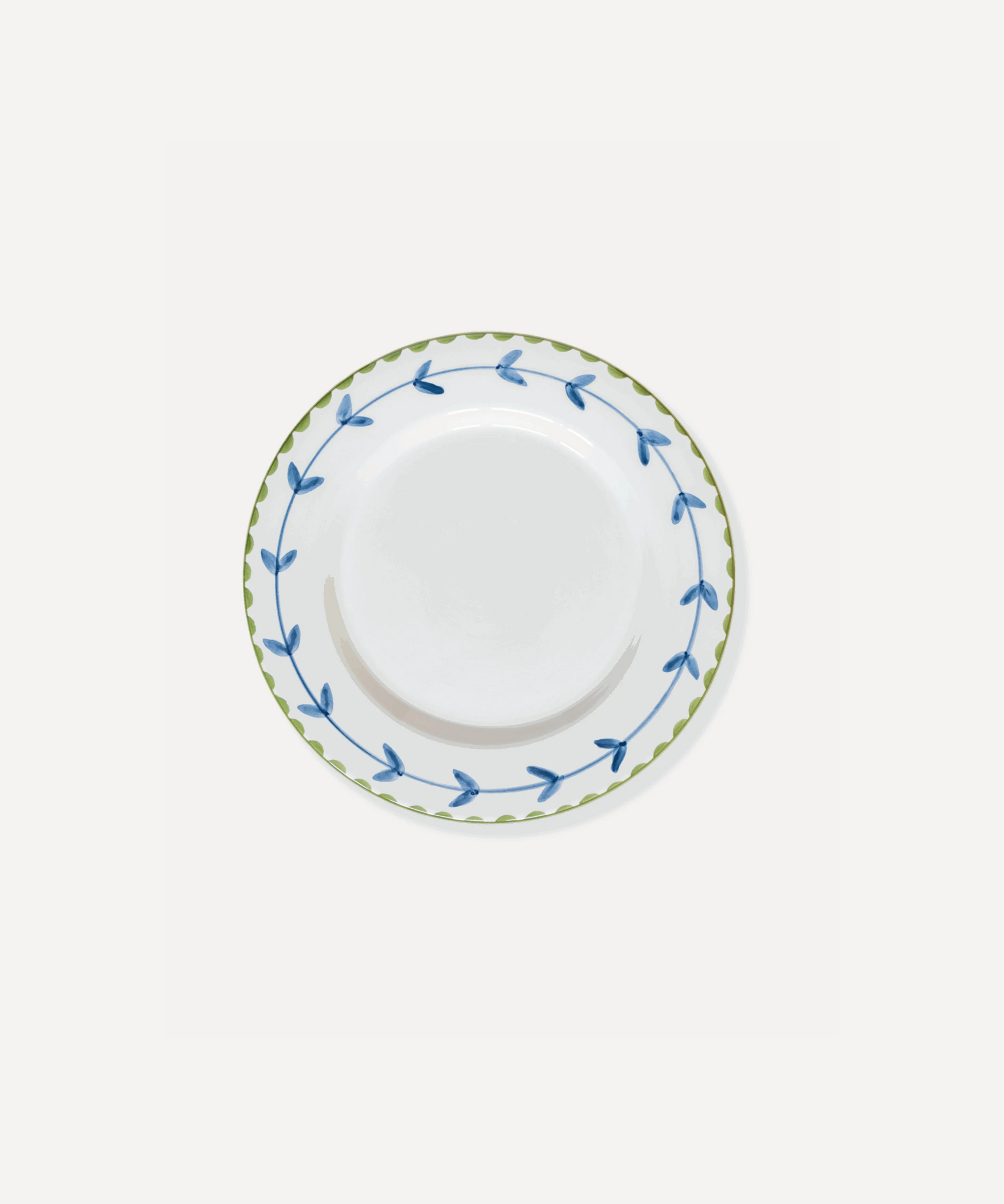 Vasla Studio Dinner Plate, Hand-Painted Set of Four-2