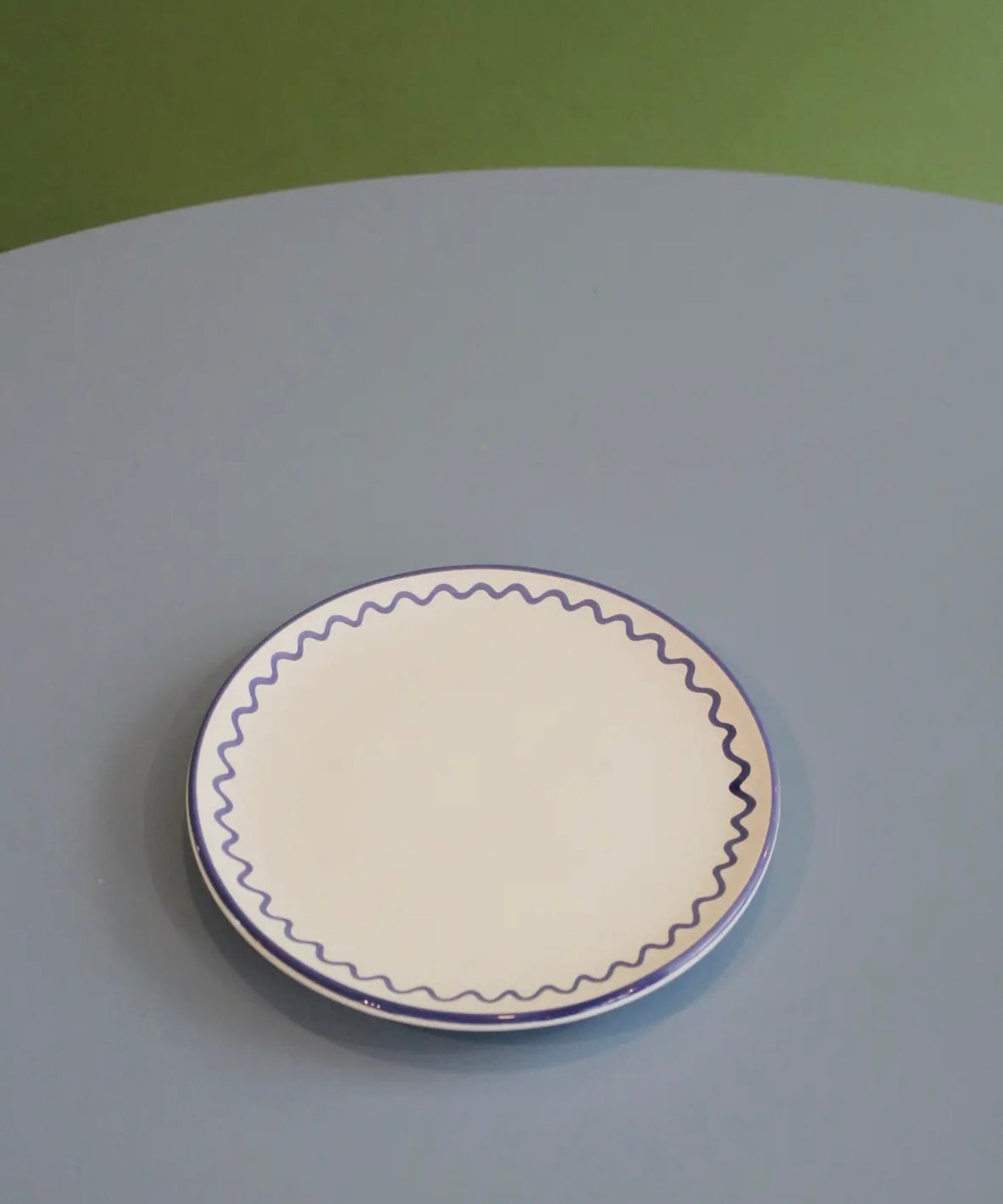 Wiggle Lunch Plate, Blue