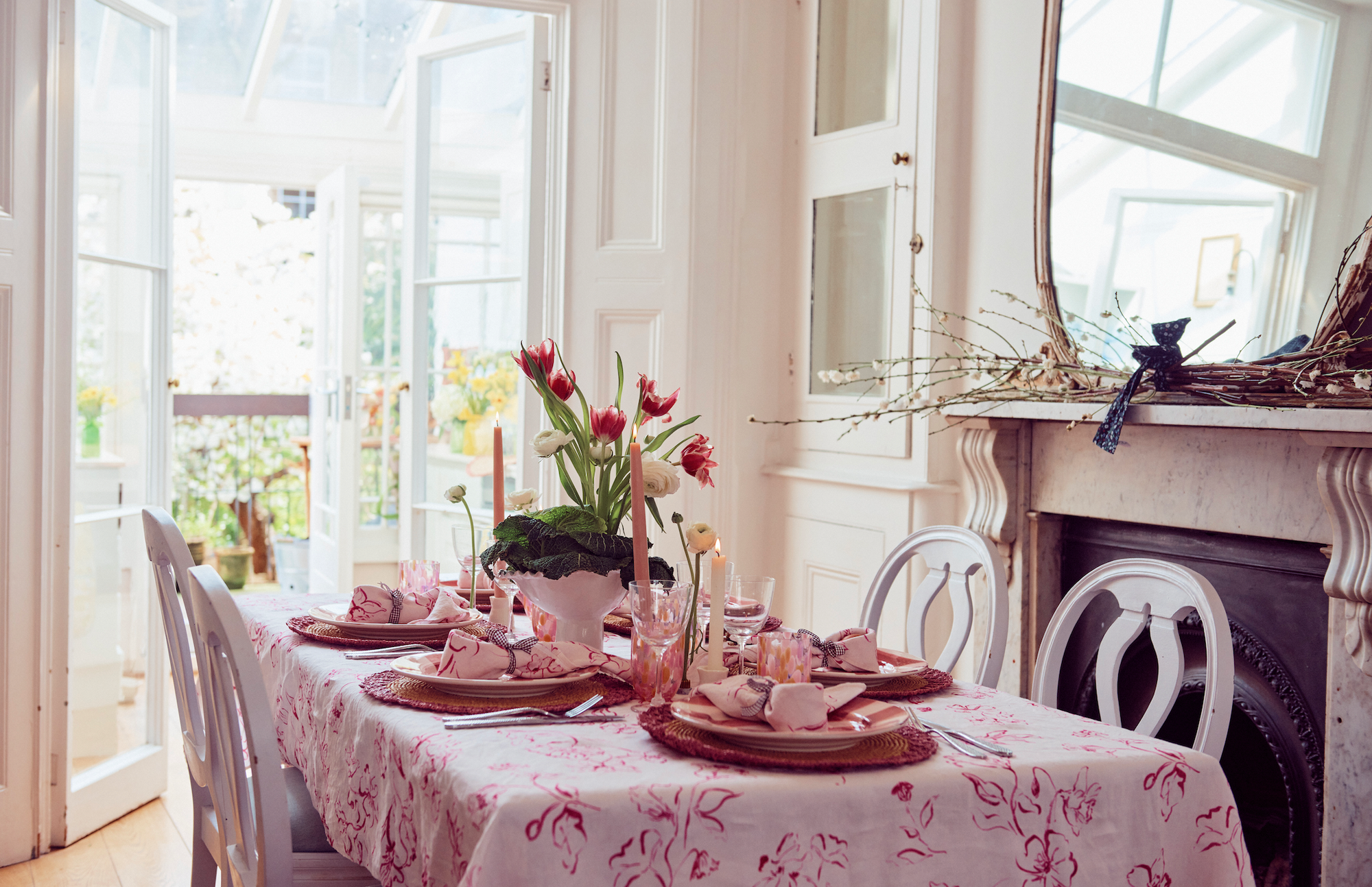 Wild_Bloom_Pink_Pure_Linen_Napkin