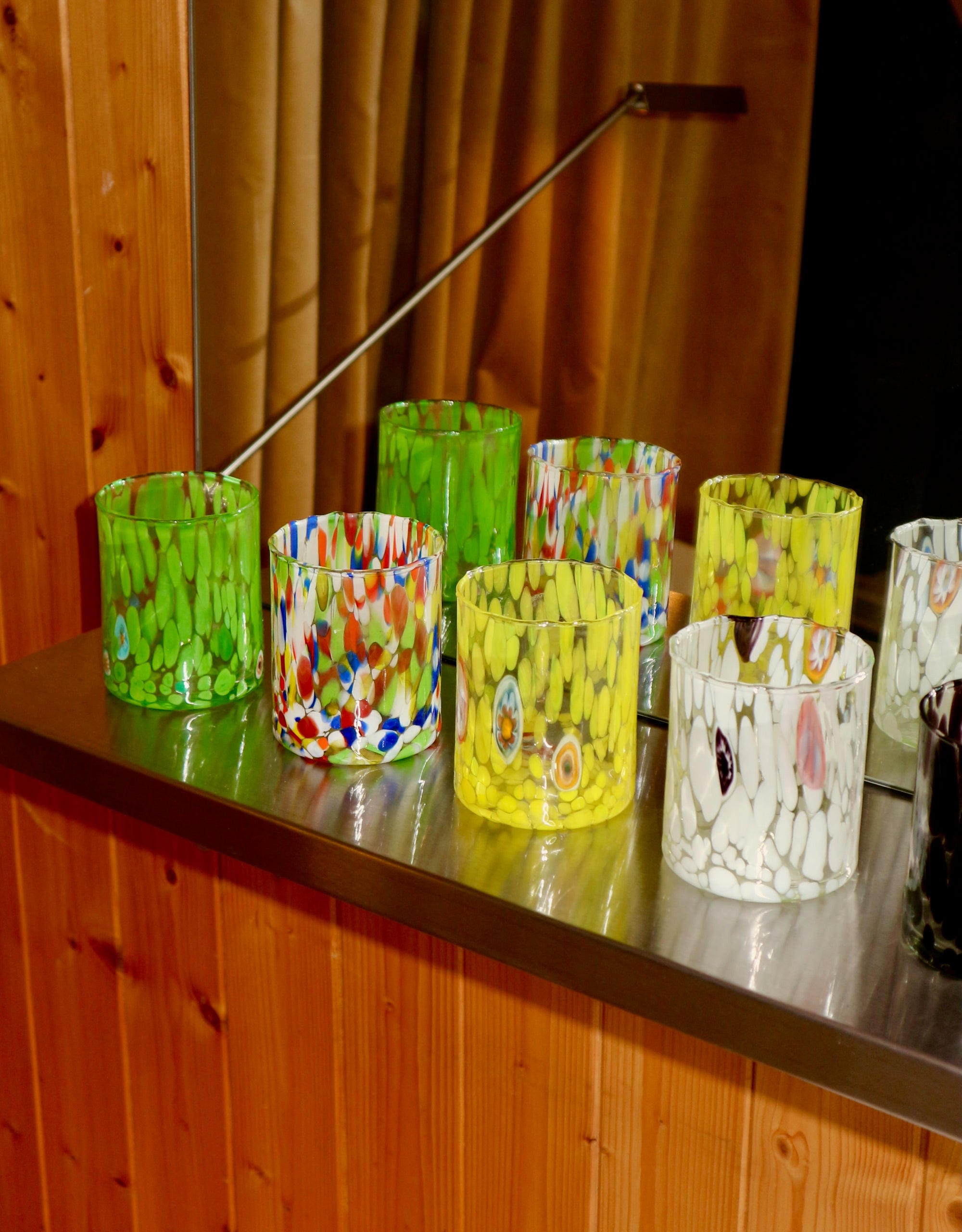 Marla Primrose Yellow Murano Glass Tumbler – Handblown Venetian Glassware