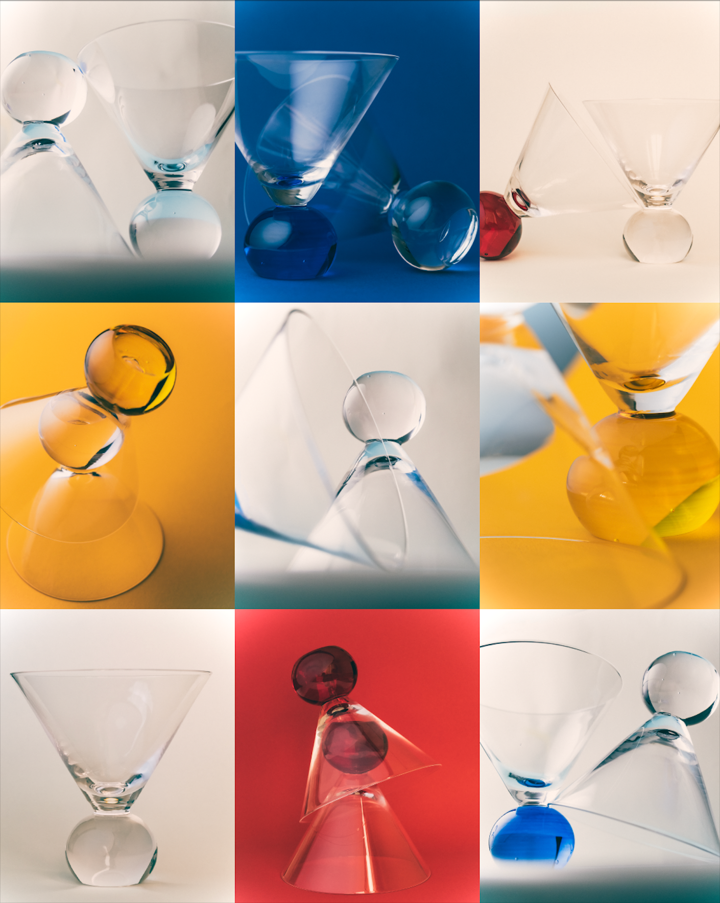 Cocktail Glasses, Clear - Set of 2 – lifestyle shot by Marla Primrose