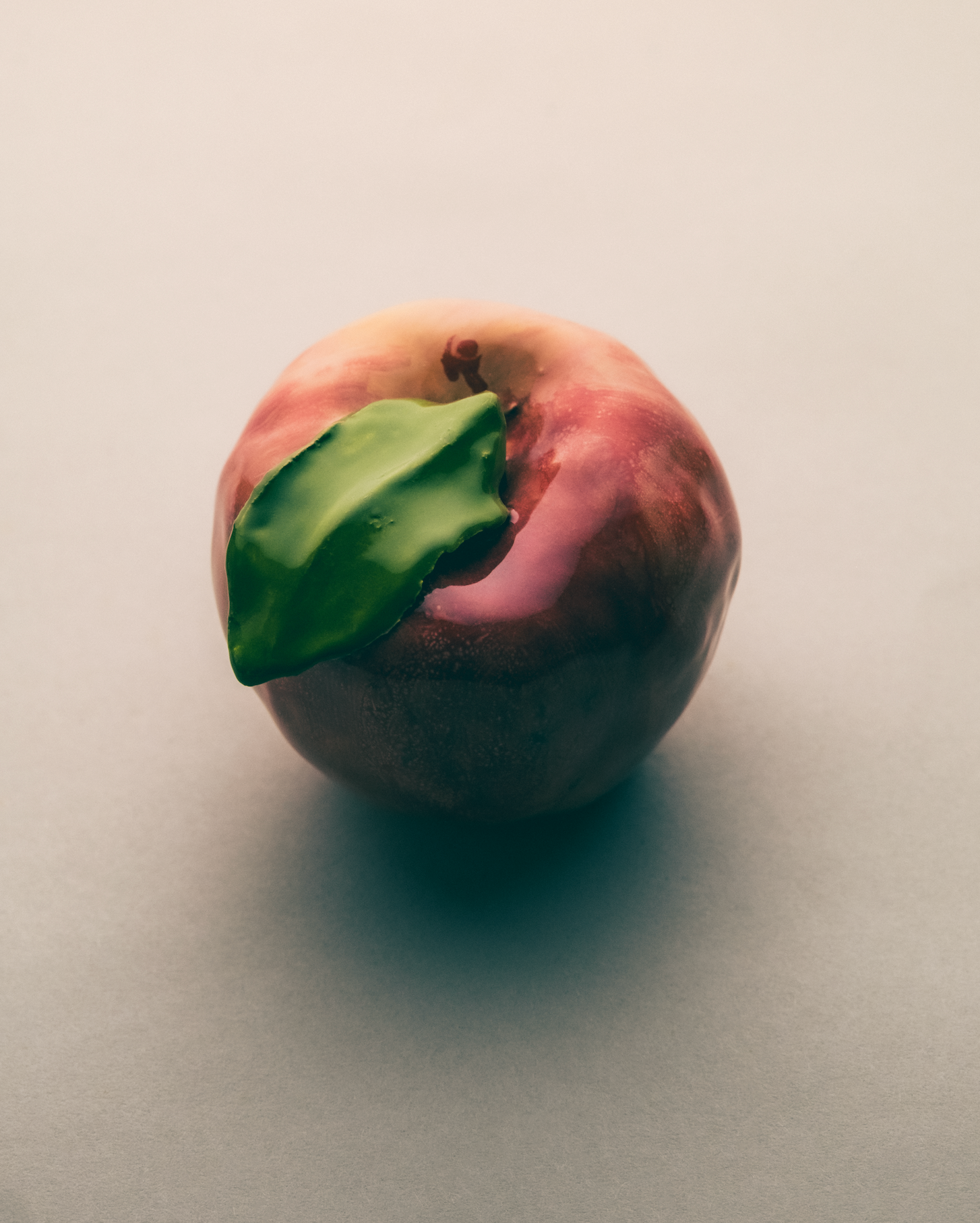 Marla Primrose Handmade Ceramic Glazed Peach – Pink Orange – side view