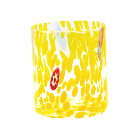 Yellow Murano Glass Tumbler