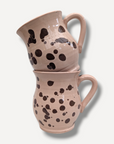 Warm Ecru Splatter Mug
