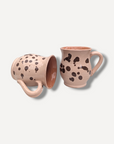 Warm Ecru Splatter Mug