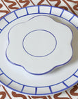 Ceramic Saucer, Blue